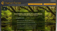 Desktop Screenshot of humanfactor.tv